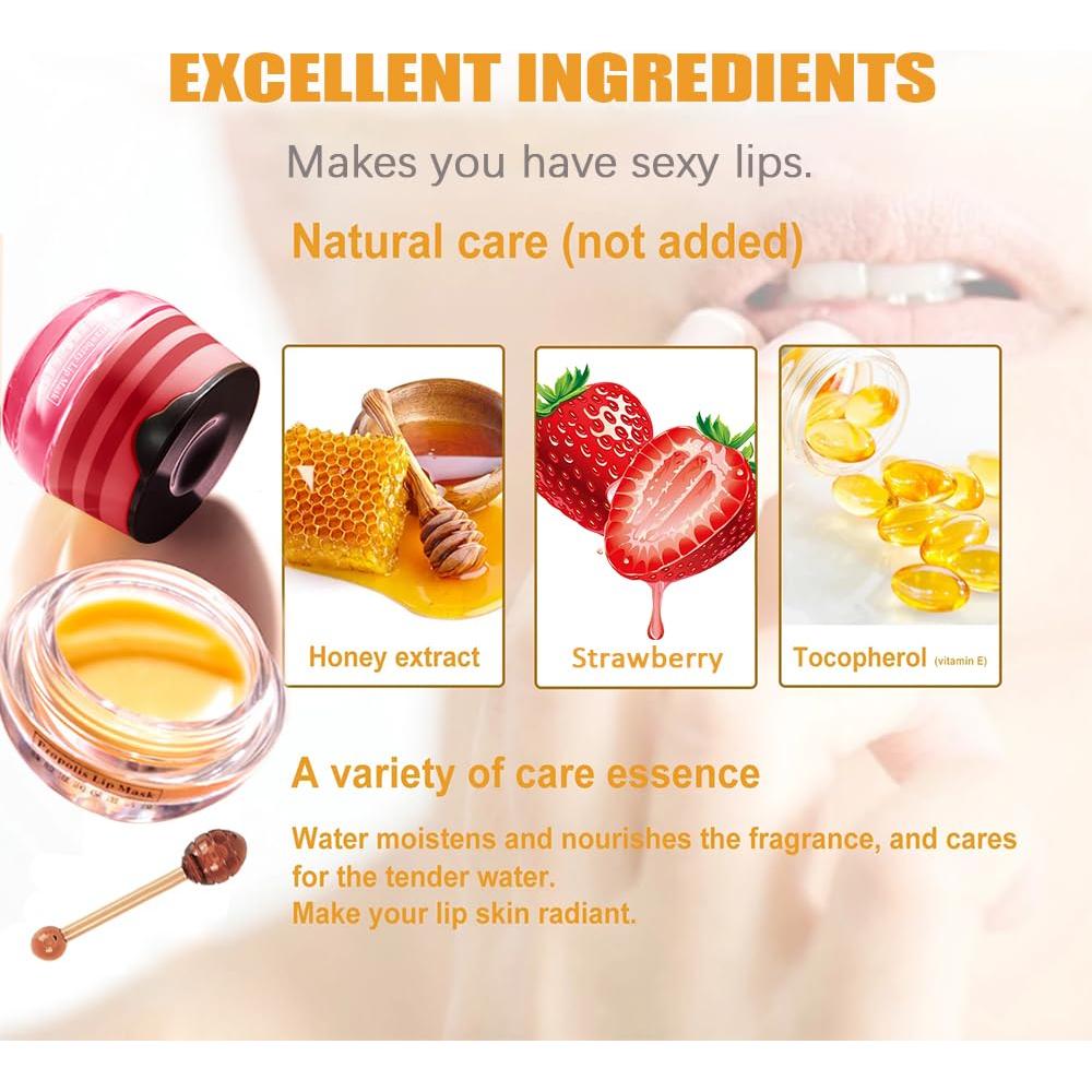 Bálsamo Labial Hidratante Charm Kiss - Miel y Fresa 110g