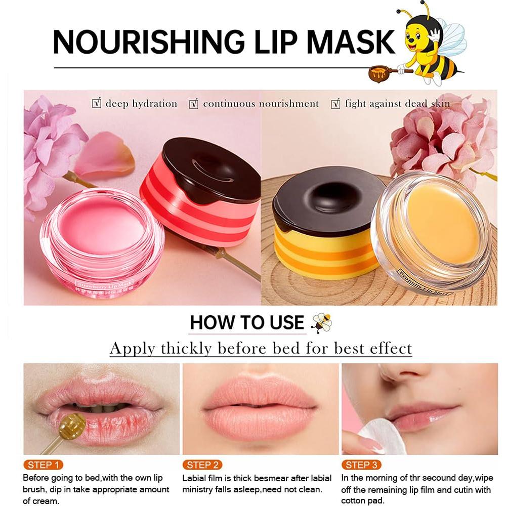 Bálsamo Labial Hidratante Charm Kiss - Miel y Fresa 110g