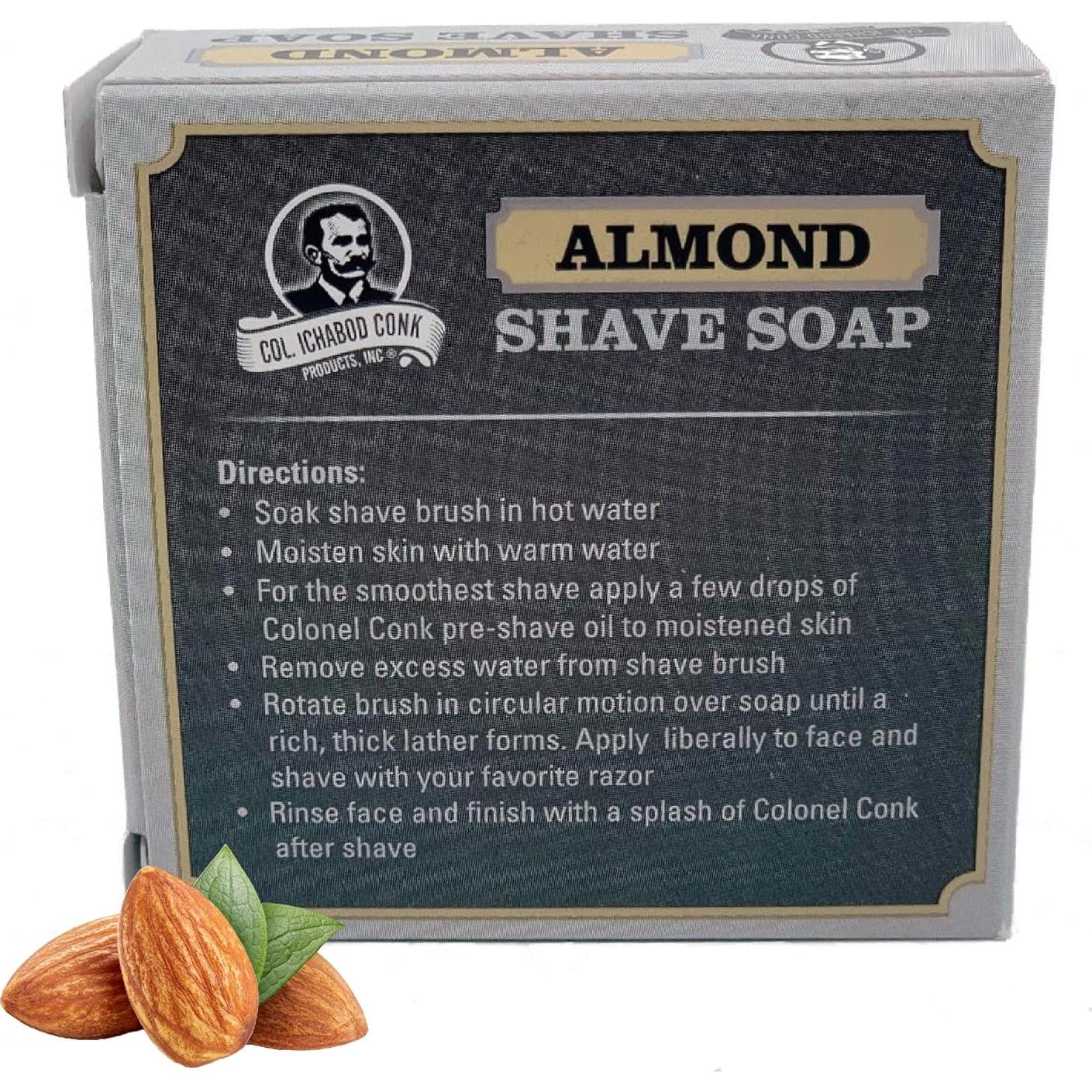 Jabón de Afeitar en Barra Super de Almendra Colonel Conk 89.4g