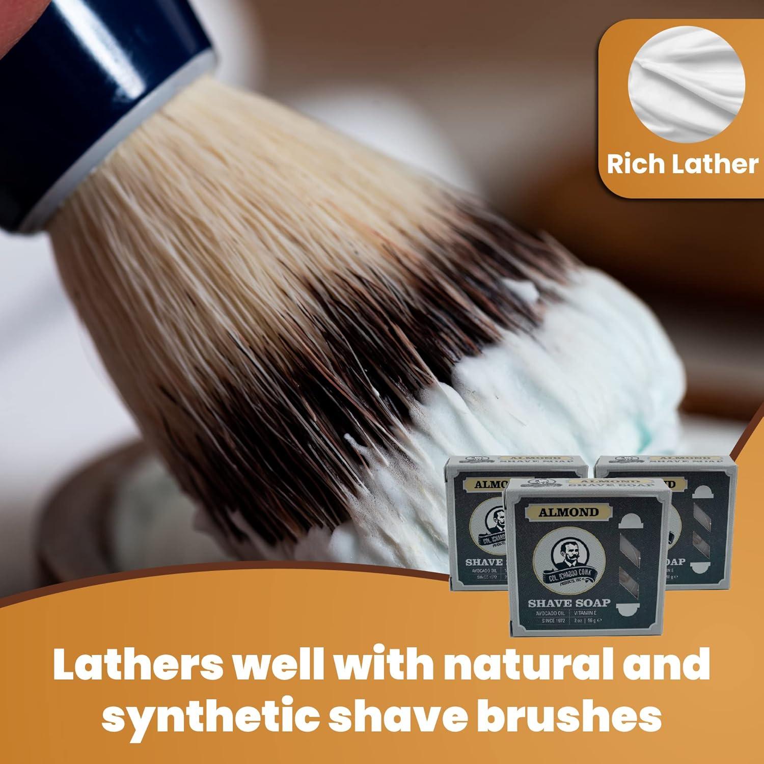 Jabón de Afeitar en Barra Super de Almendra Colonel Conk 89.4g