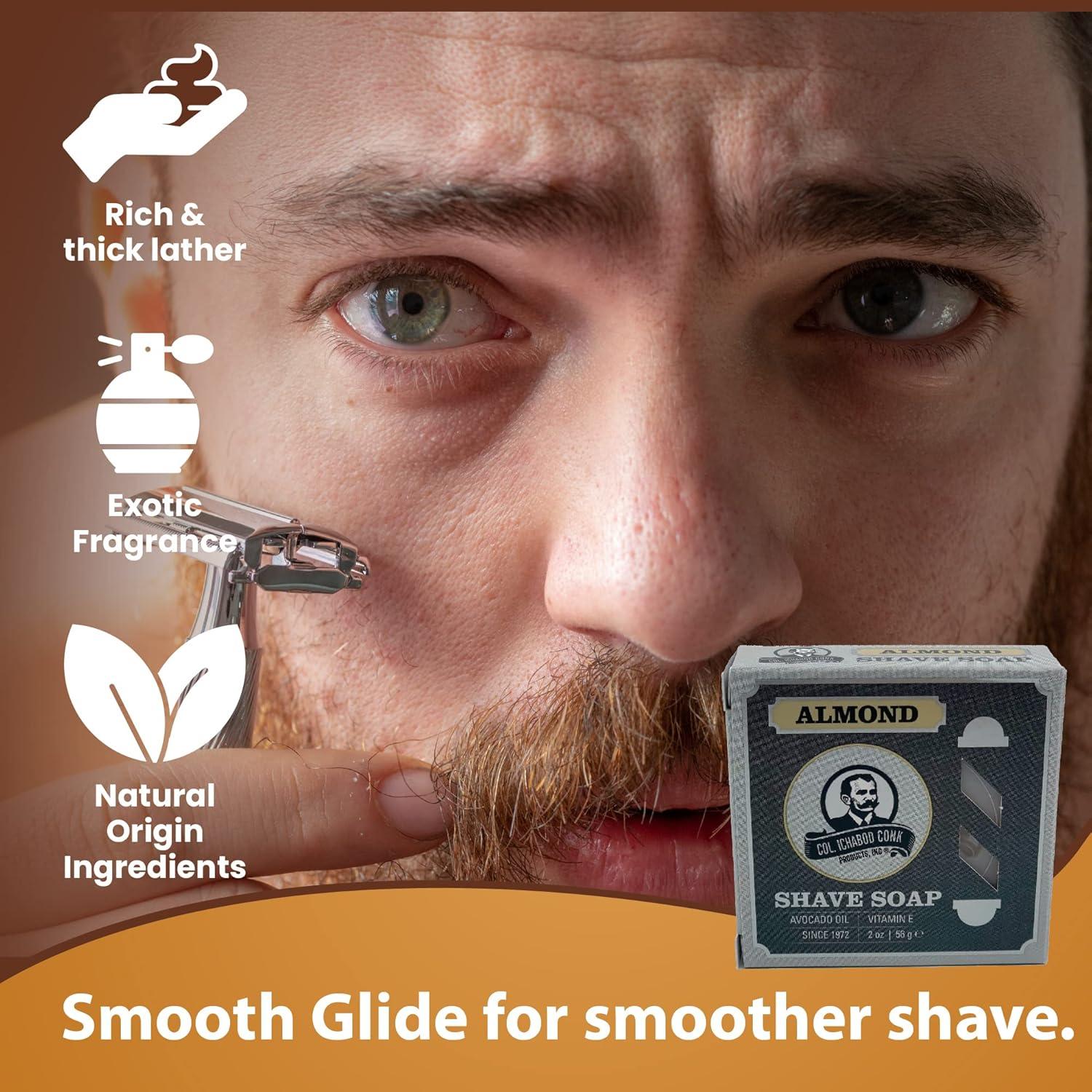 Jabón de Afeitar en Barra Super de Almendra Colonel Conk 89.4g