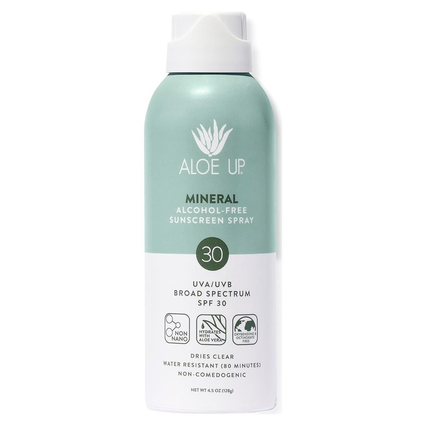 Protector Solar Mineral Aloe Up Spray SPF 30 - 127.57 g