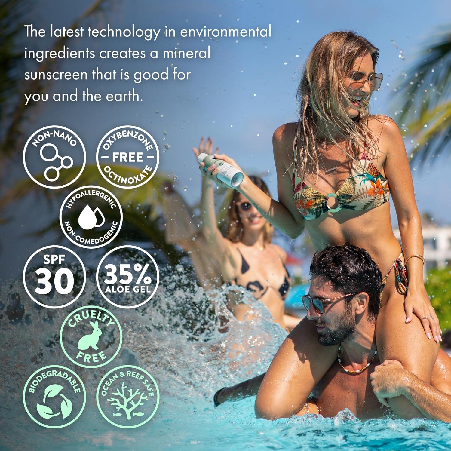 Protector Solar Mineral Aloe Up Spray SPF 30 - 127.57 g