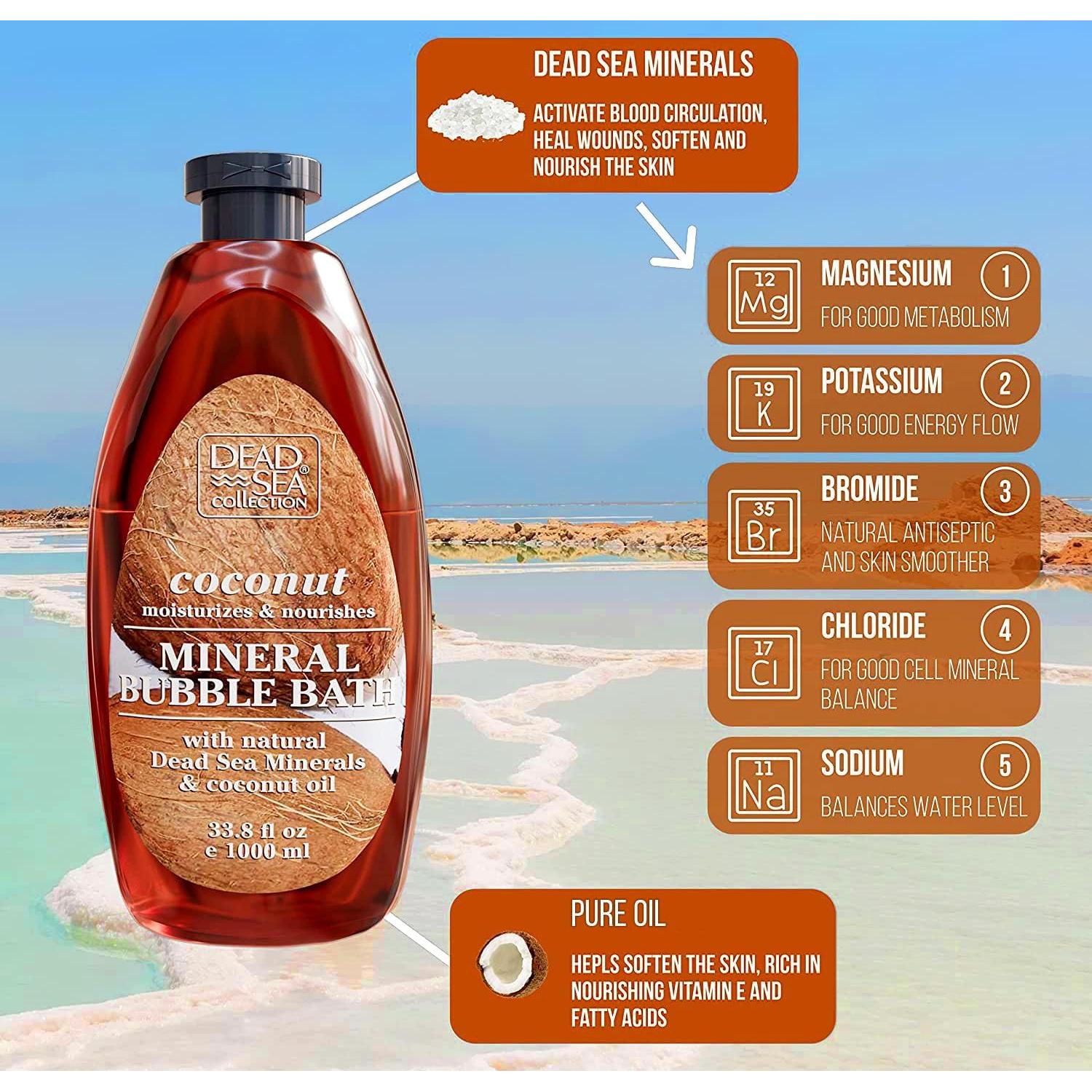 Baño de Burbujas Coco Colección del Mar Muerto 2L Hidratante