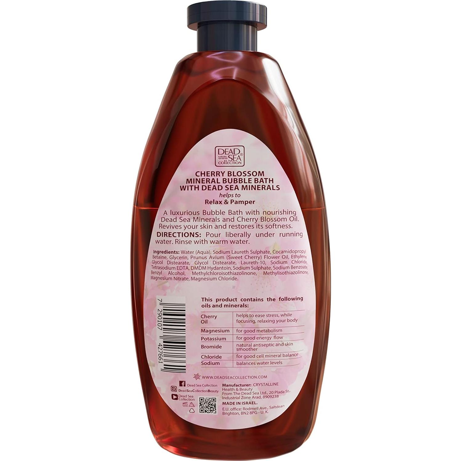 Baño de Burbujas Colección del Mar Muerto 2L Flor de Cereza