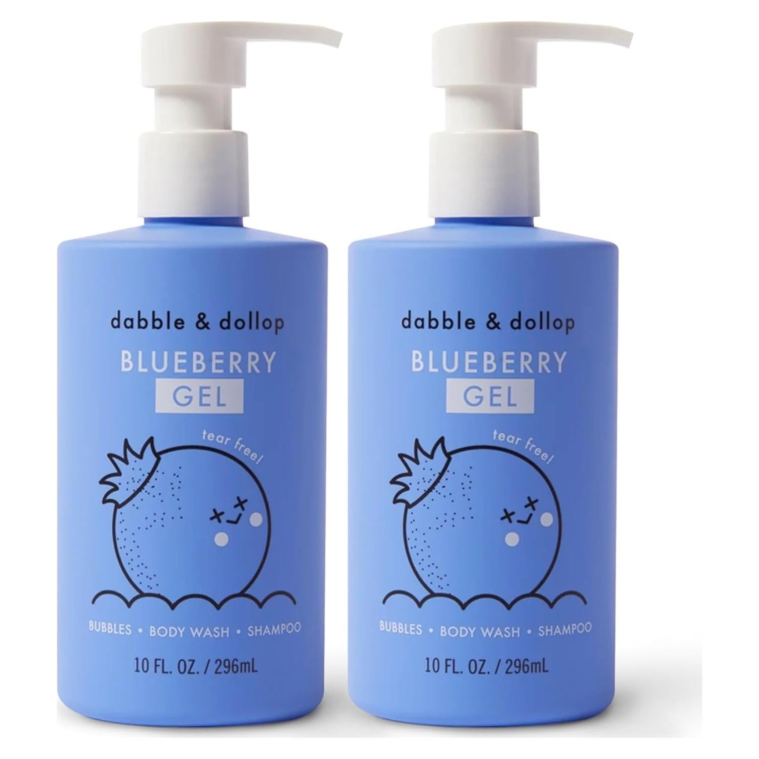 Gel de Baño y Champú Dabble & Dollop Arándano 3 en 1 2x295ml