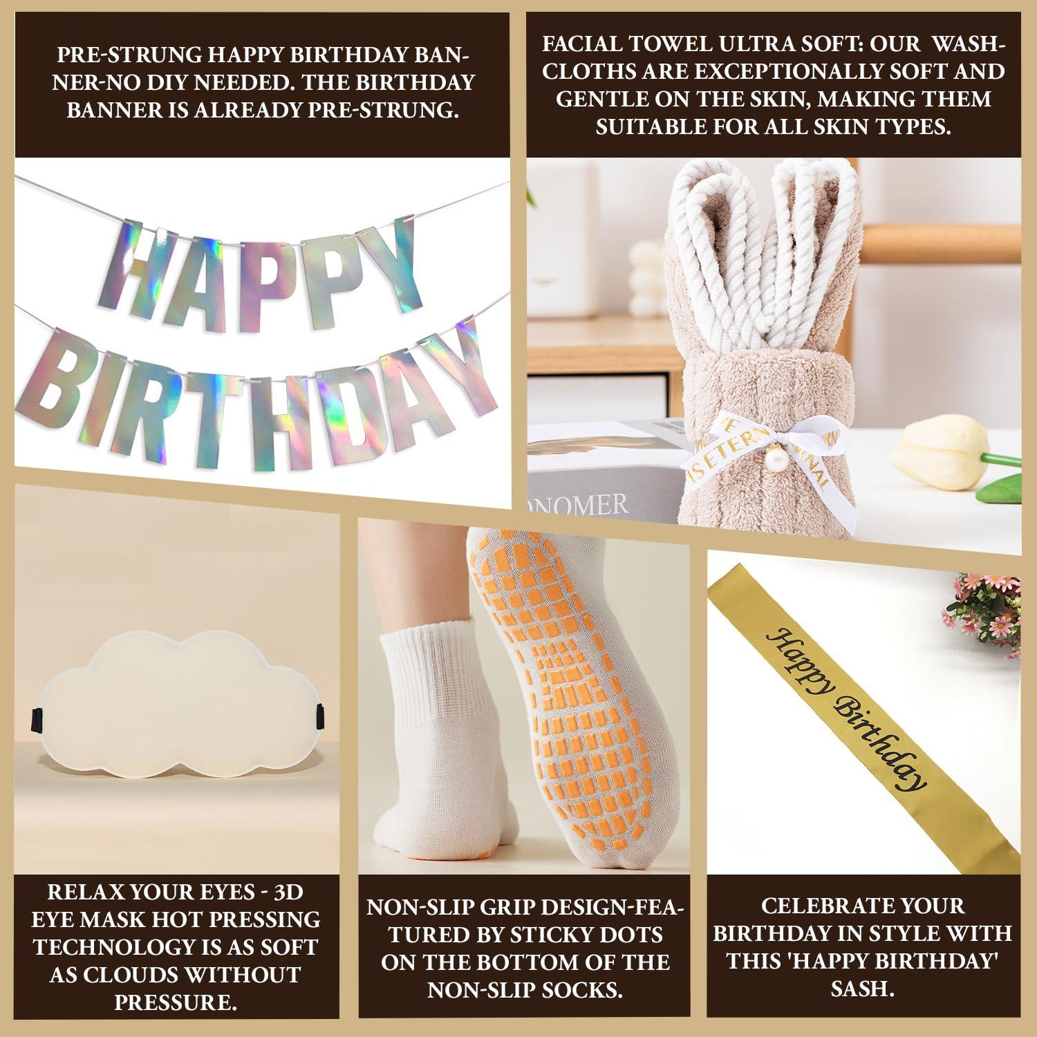 Caja de Regalo de Cumpleaños 15 Piezas para Mujeres y Hombres