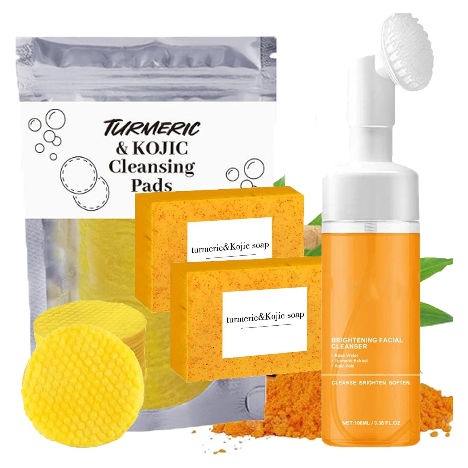 Juego de Cuidado Facial de Cúrcuma 3 Piezas Bruiseweed