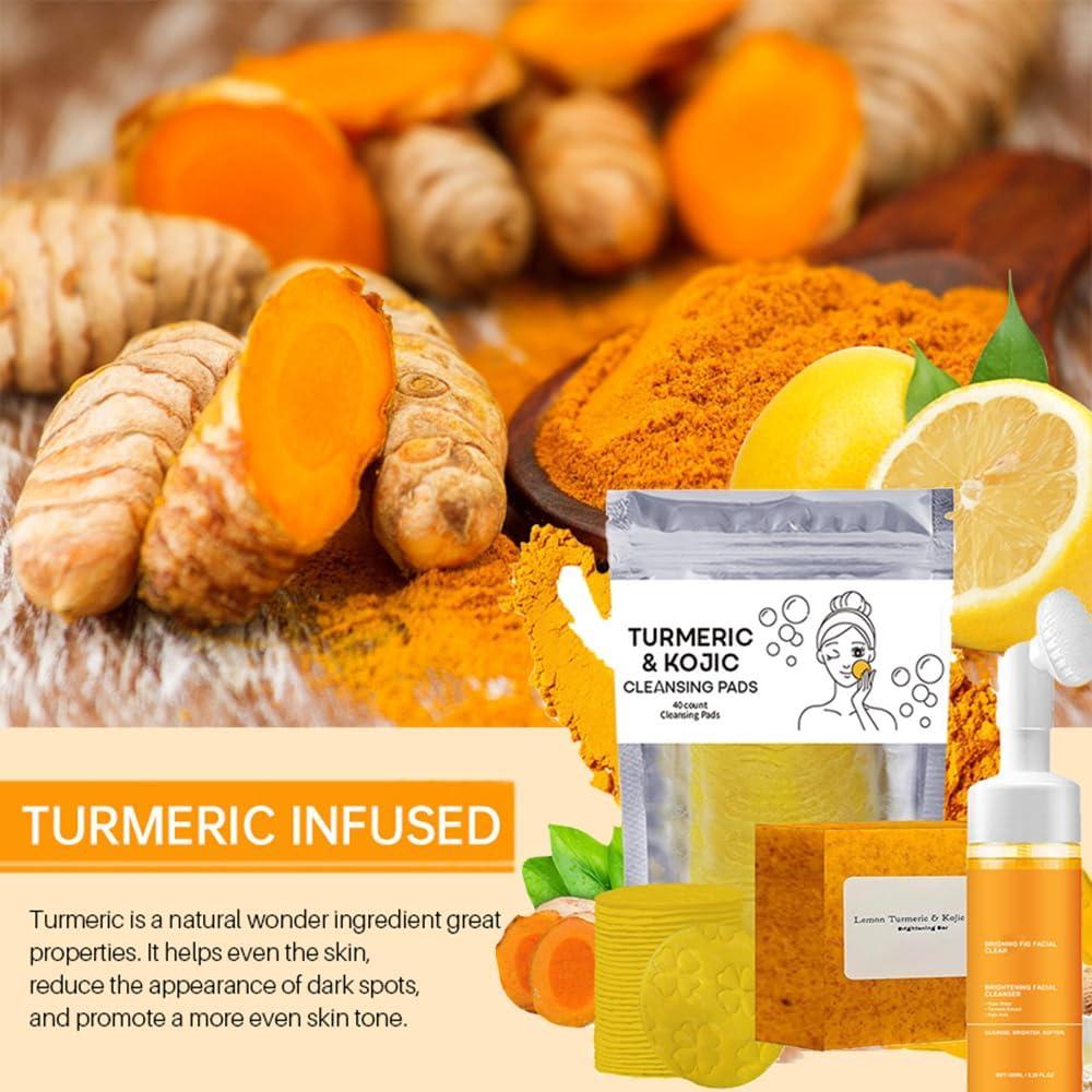 Juego de Cuidado Facial de Cúrcuma 3 Piezas Bruiseweed