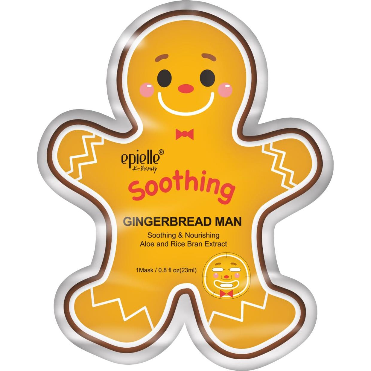 Máscaras Faciales de Hoja Epielle 12pk - Navidad y Spa