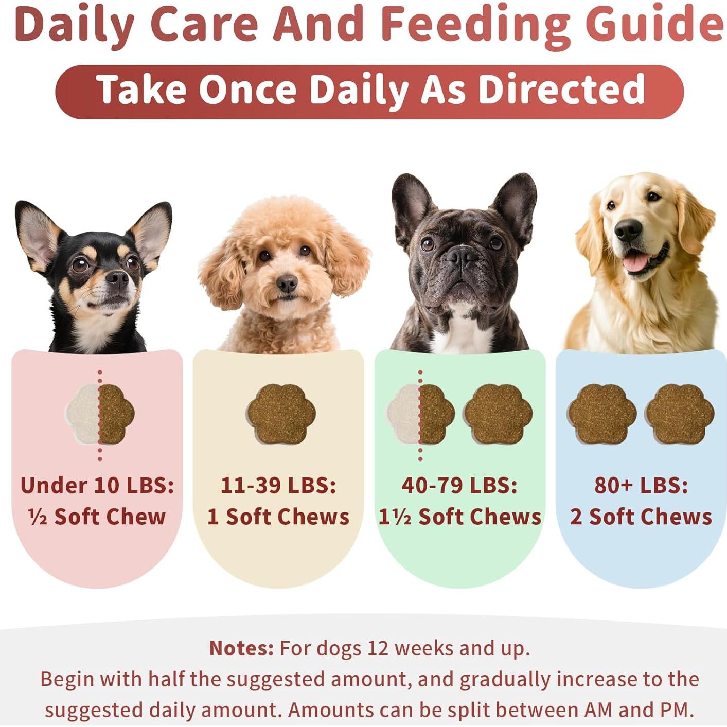 Masticables para Alergias de Perro POPPAW - 90 Unidades Sabor Tocino