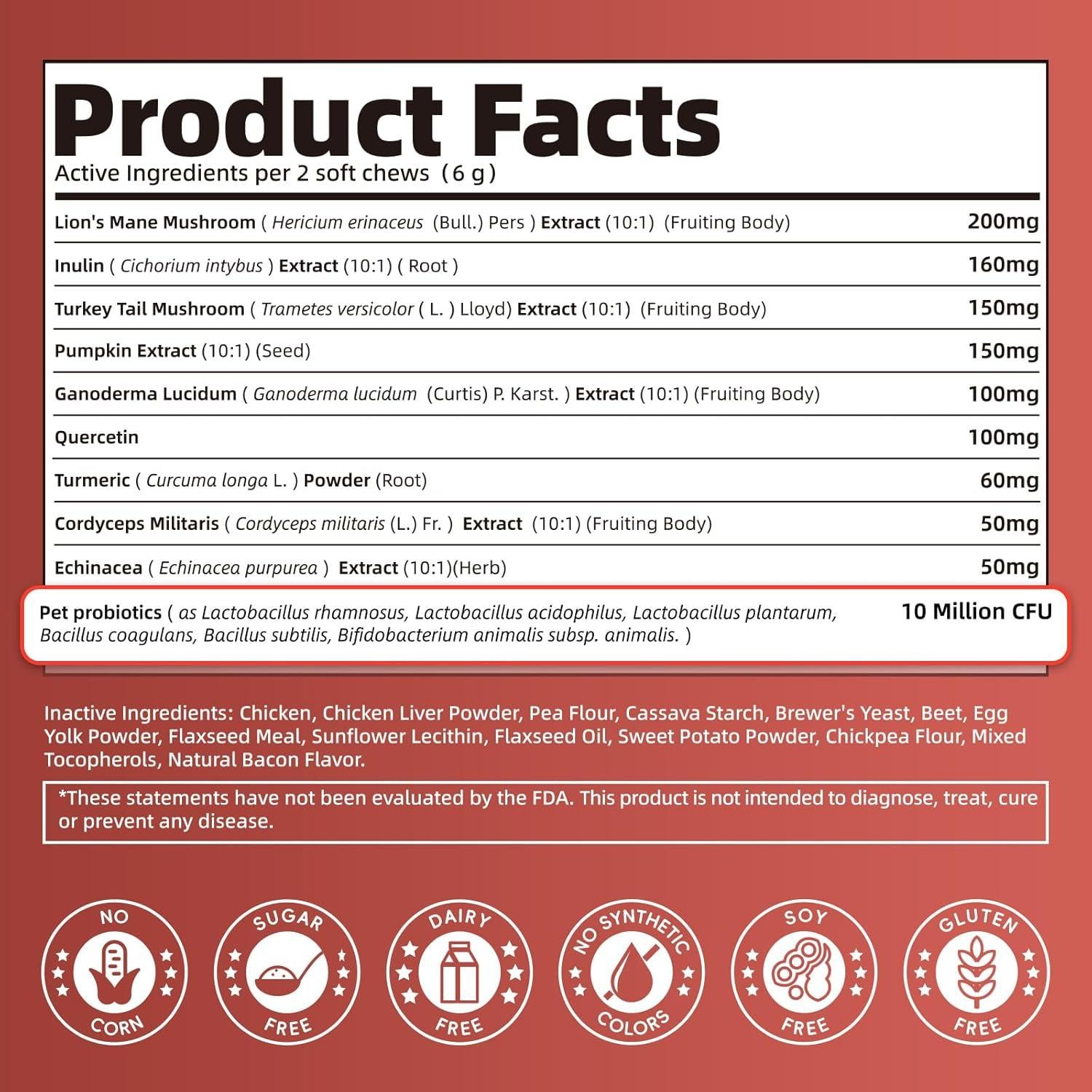 Masticables para Alergias de Perro POPPAW - 90 Unidades Sabor Tocino