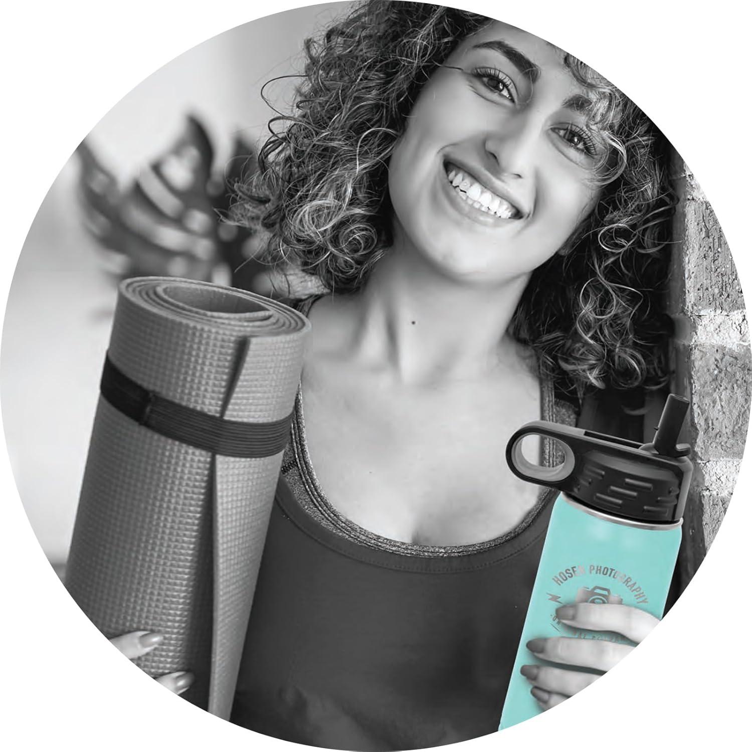 Botella de Agua Polar Camel 600 ml Acero Inoxidable Negro