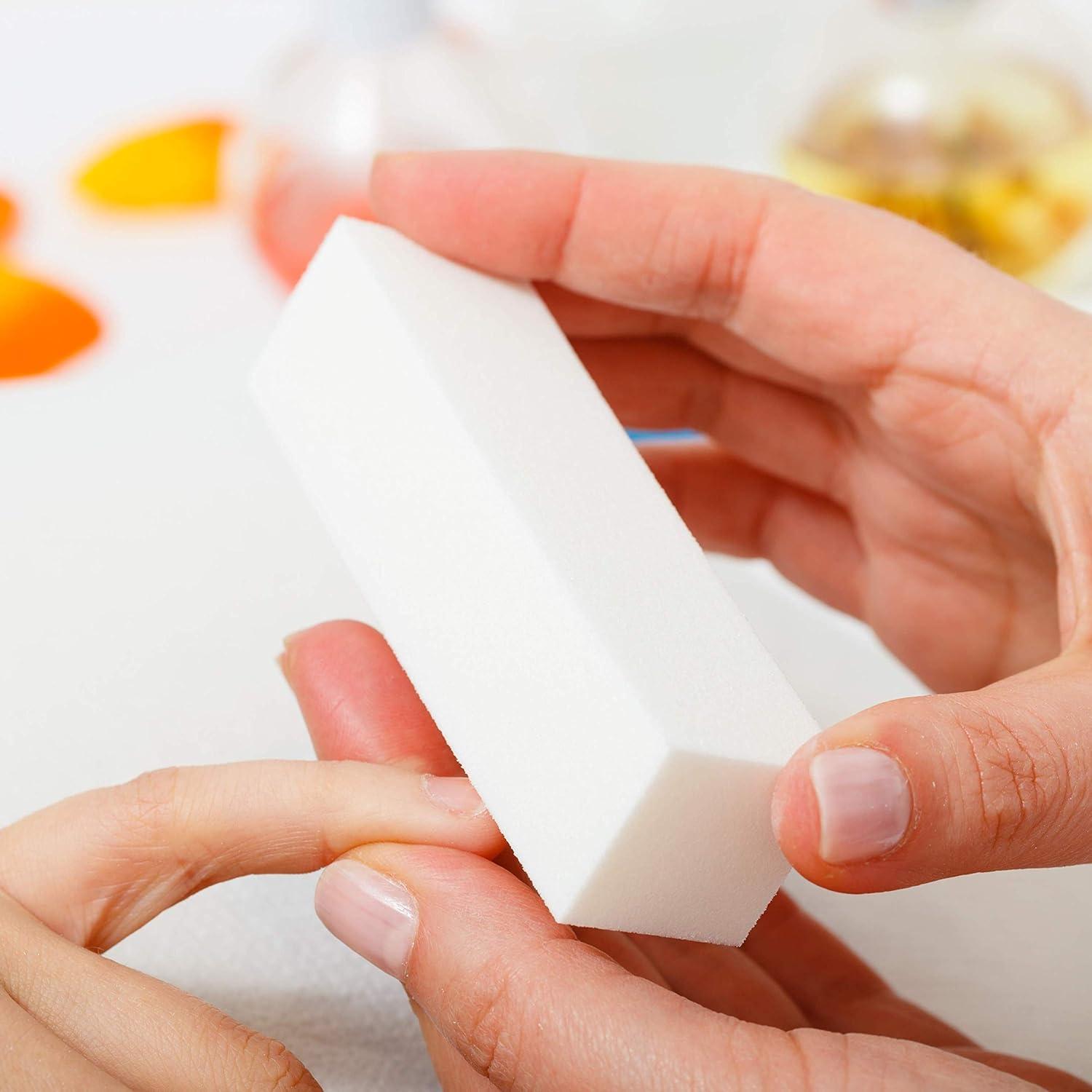 Paquete de 12 Bloques de Pulido de Uñas Morary 4 Lados Grano Medio