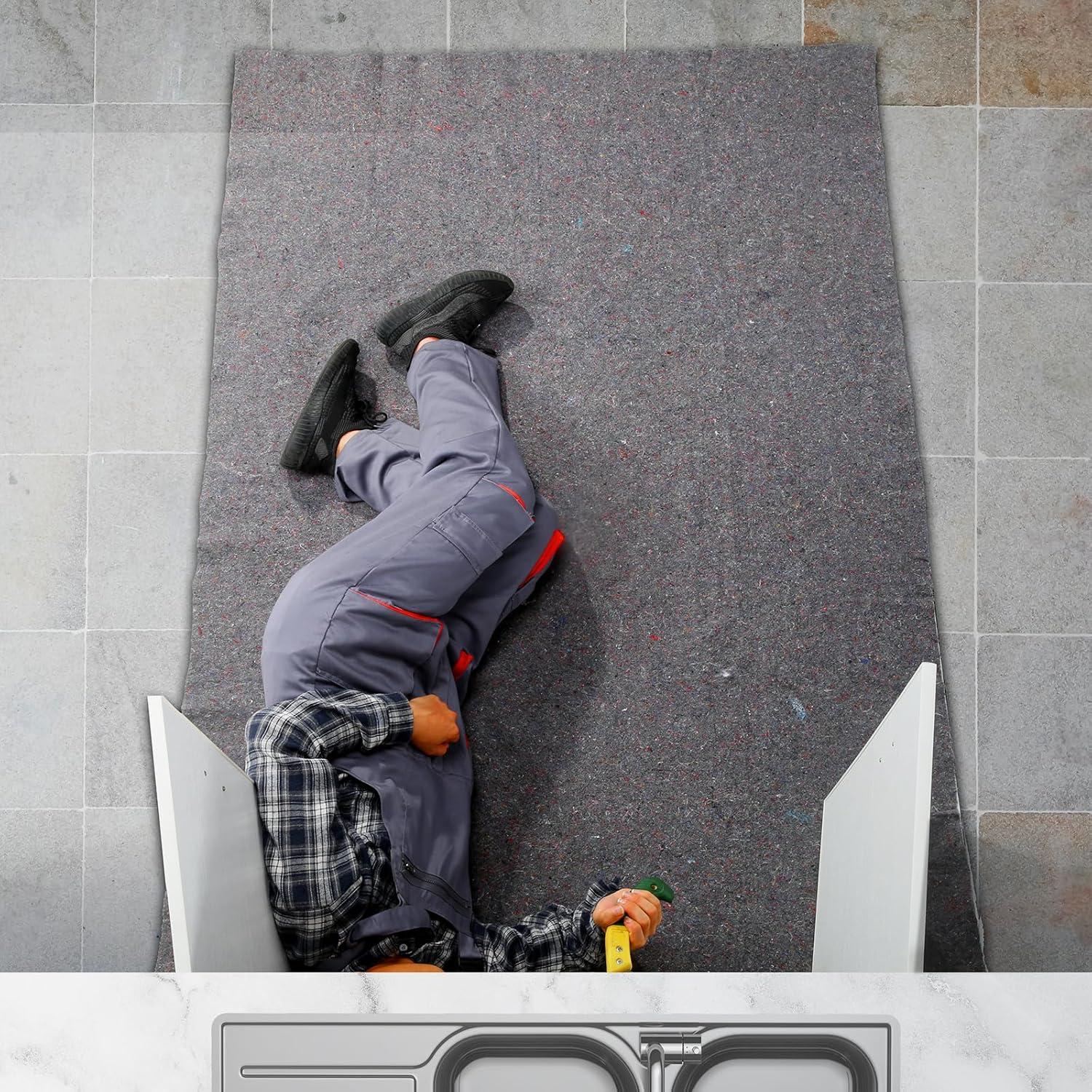 Manta de Mudanza VEVOR 183x137 cm Algodón Reciclado 12 Paquetes