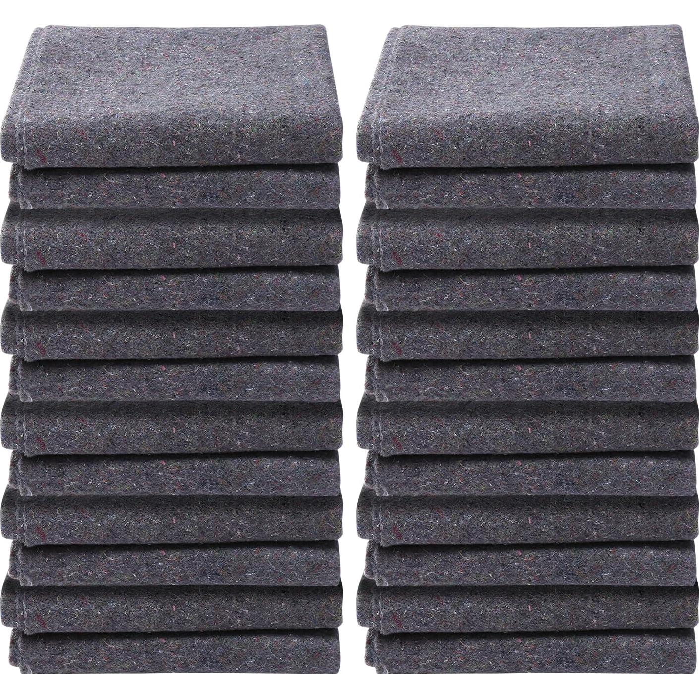 Manta de Mudanza VEVOR 183x137 cm Algodón Reciclado 12 Paquetes