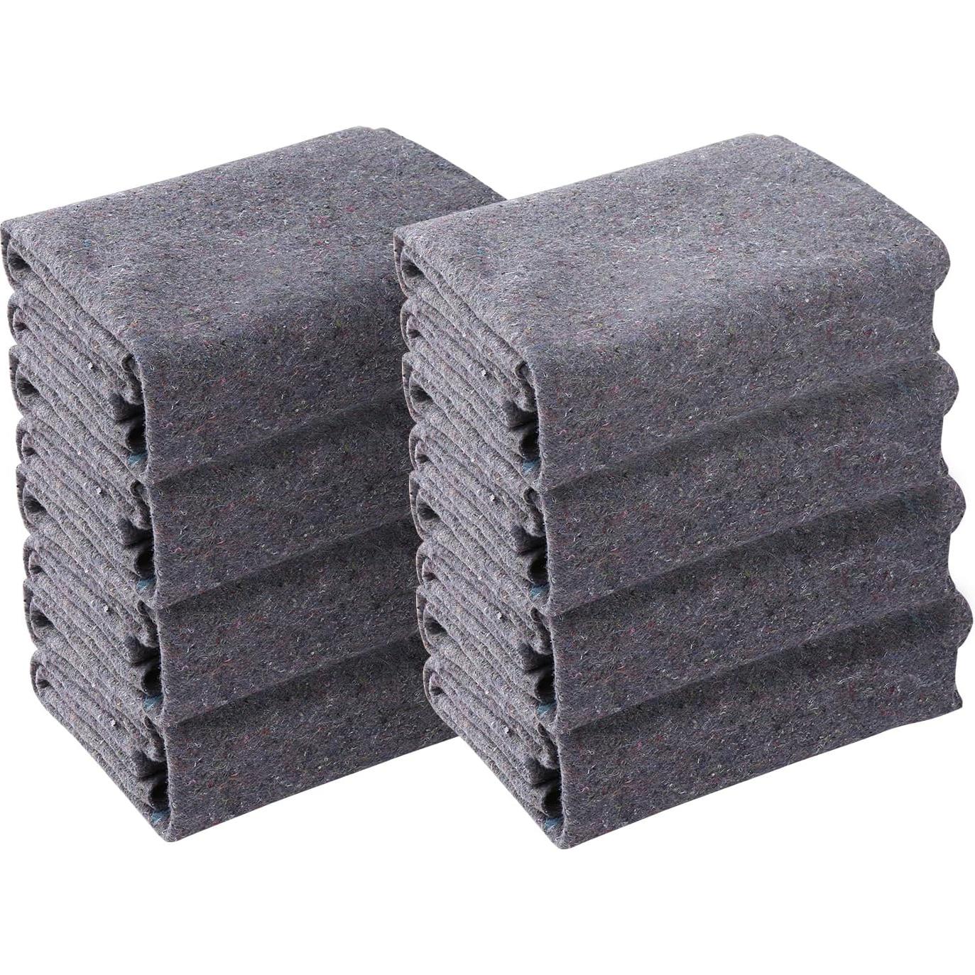 Manta de Mudanza VEVOR 183x137 cm Algodón Reciclado 12 Paquetes