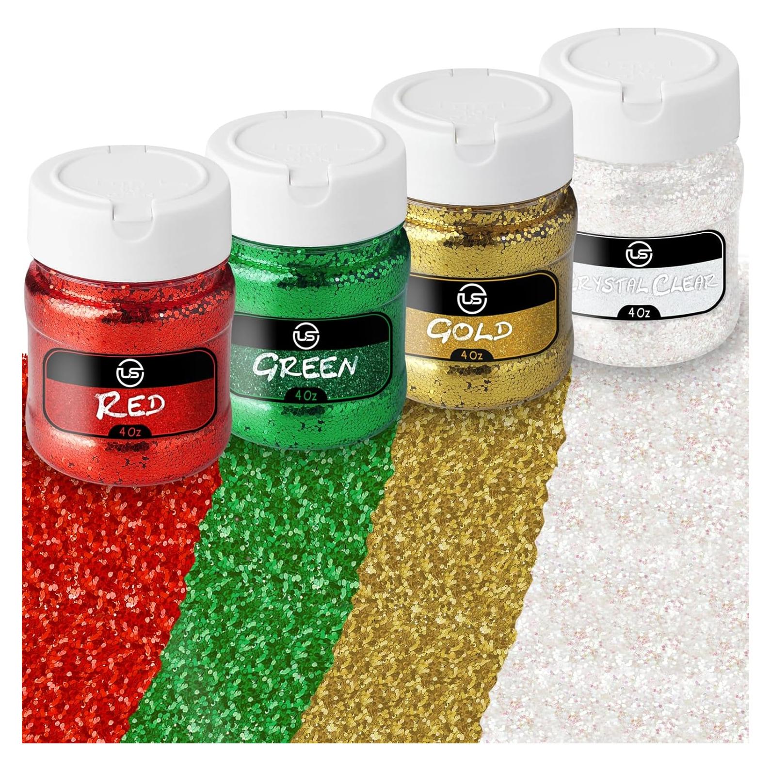 Juego de Brillantina Fina Ultimate Stationery 4 Colores 113.4 g