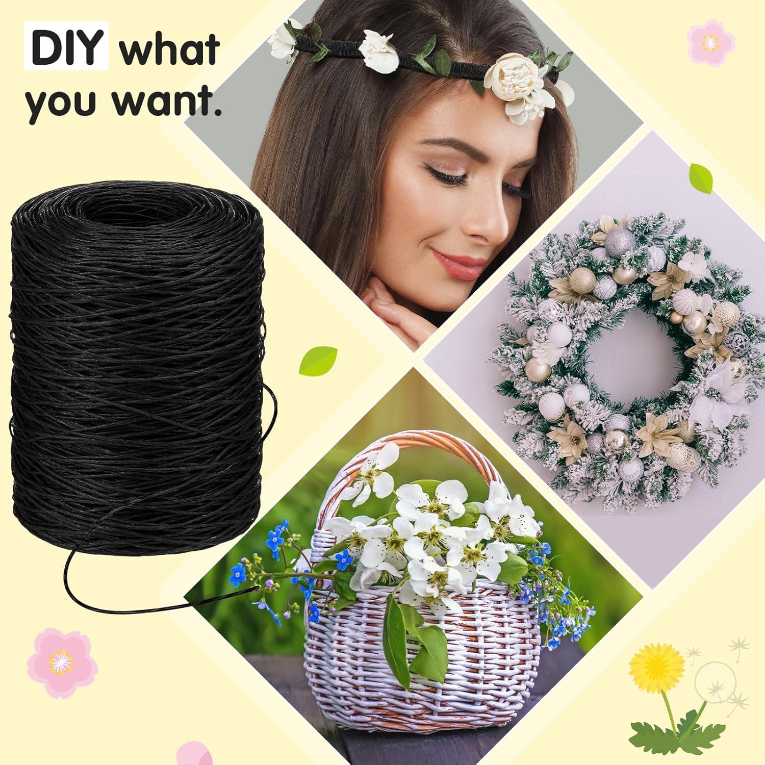 Alambre de Envoltura Floral Syhood 205.7m Negro 26 Calibre