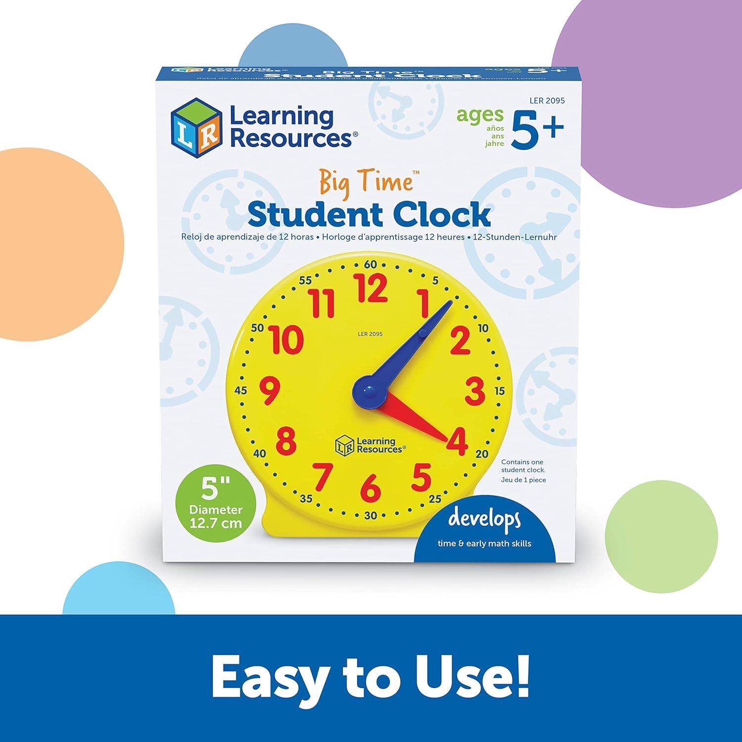 Reloj de Enseñanza Learning Resources LER2095 12 Horas
