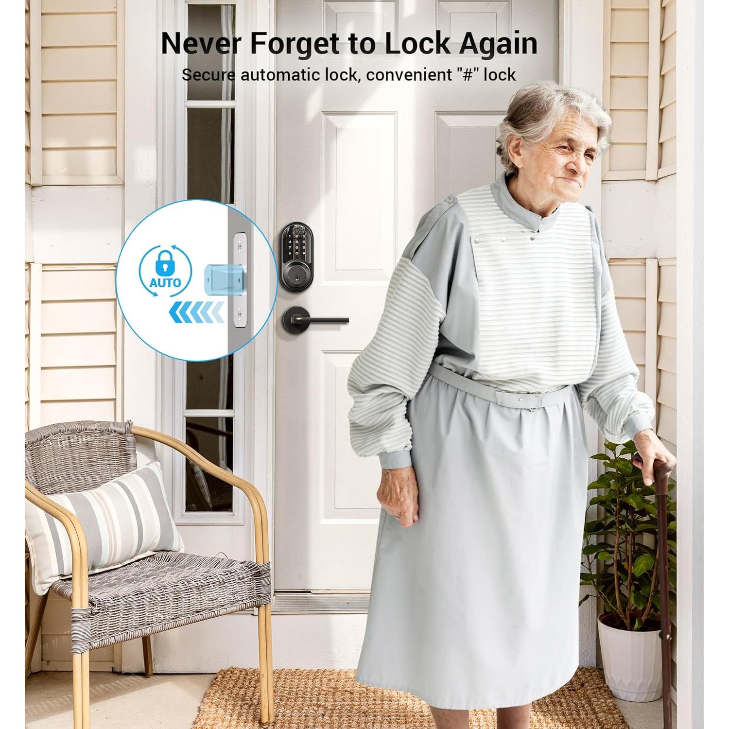 Cerradura Inteligente Veise RZ06 con Control APP y Teclado