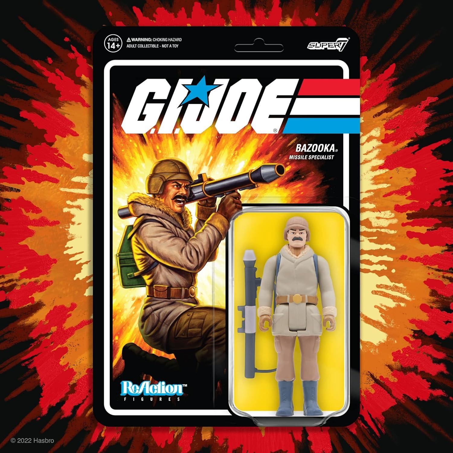Figura de Acción G.I. Joe Super7 Bazooka Ártico 9.5 cm