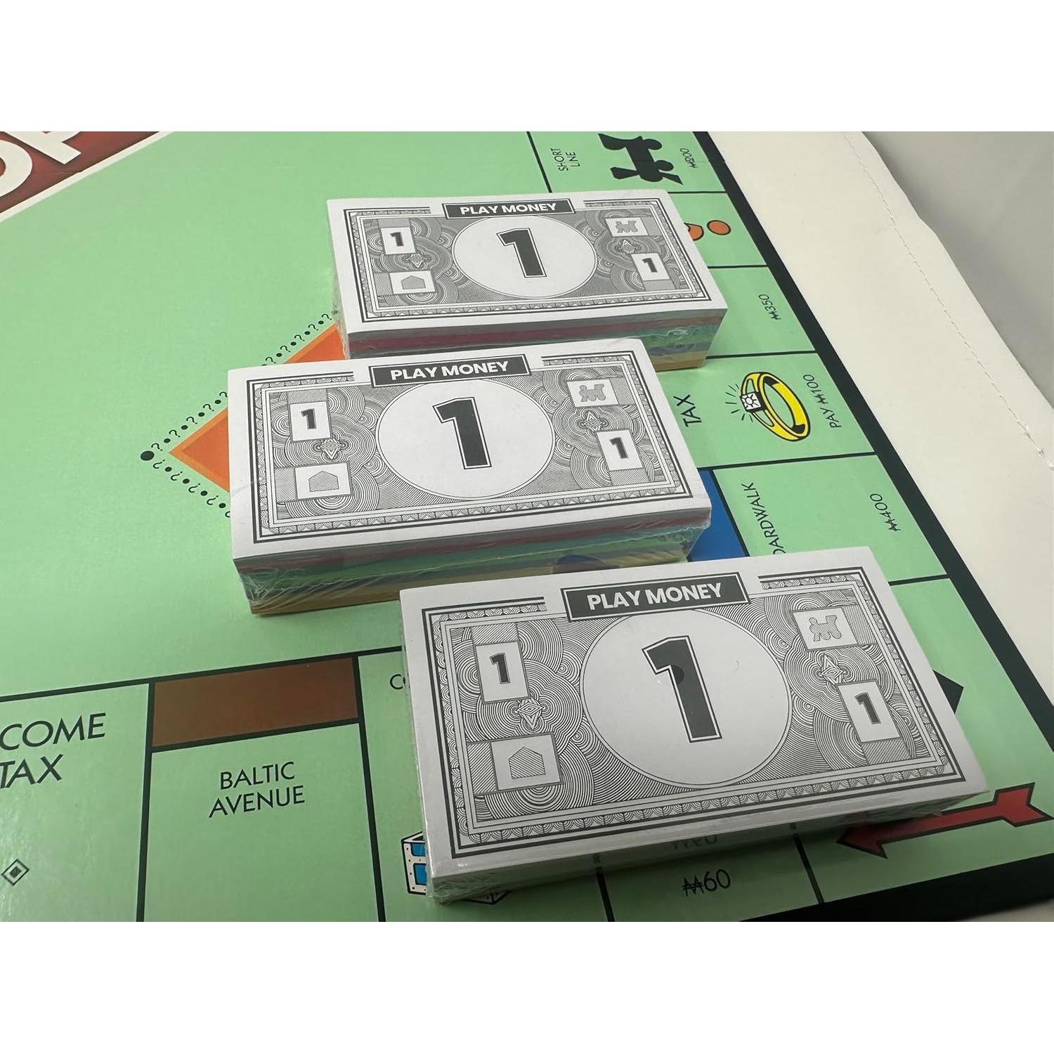 Dinero de Juego Oreven 60 Billetes Colores Mixtos 3 Set