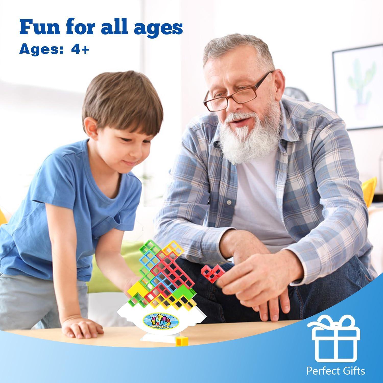 Juego de Apilamiento Equilibrante Tetra 32PCS para Niños y Adultos