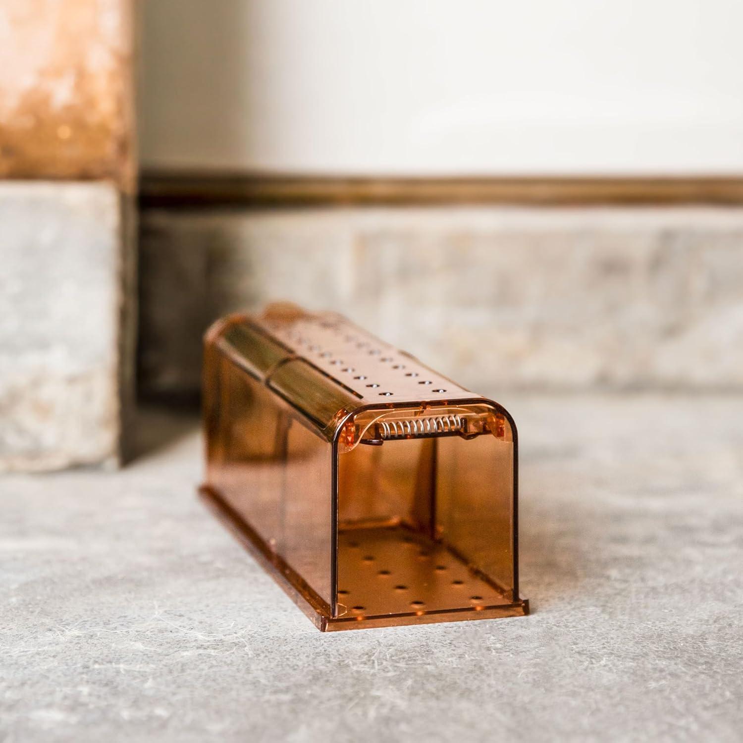 Trampa Humana para Ratones Sunnydaze - Reutilizable - Paquete de 2