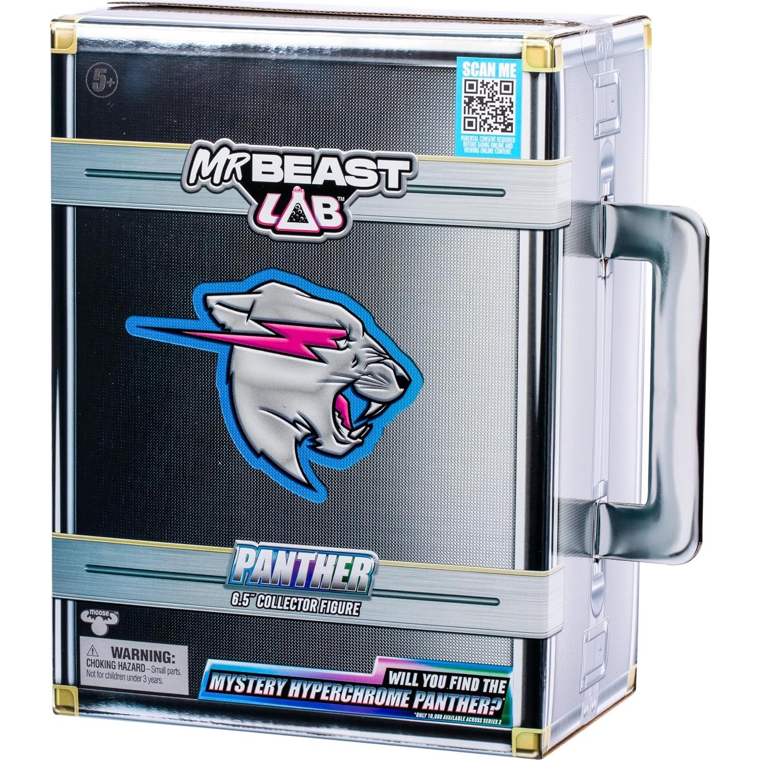 Figura Coleccionista Panther Neón MrBeast Lab 16.5 cm 13 Puntos