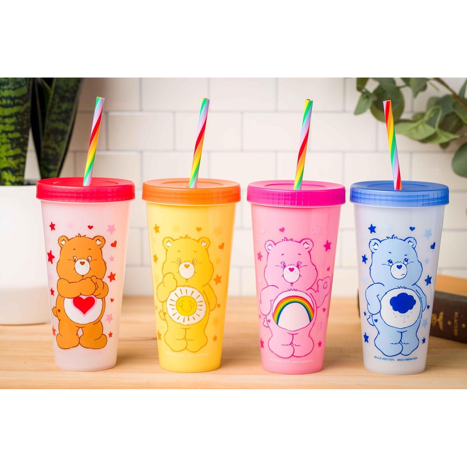 Tazas de plástico que cambian de color Care Bears 24 oz - Silver Buffalo