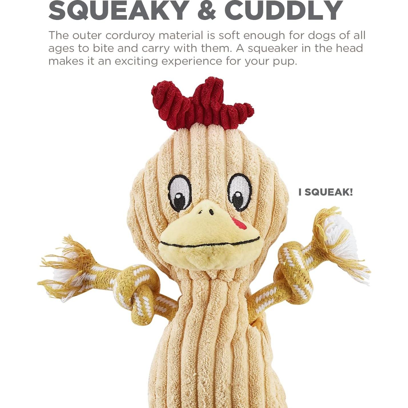 Juguete de Perro de Peluche Outward Hound Ranch Roperz Pollo