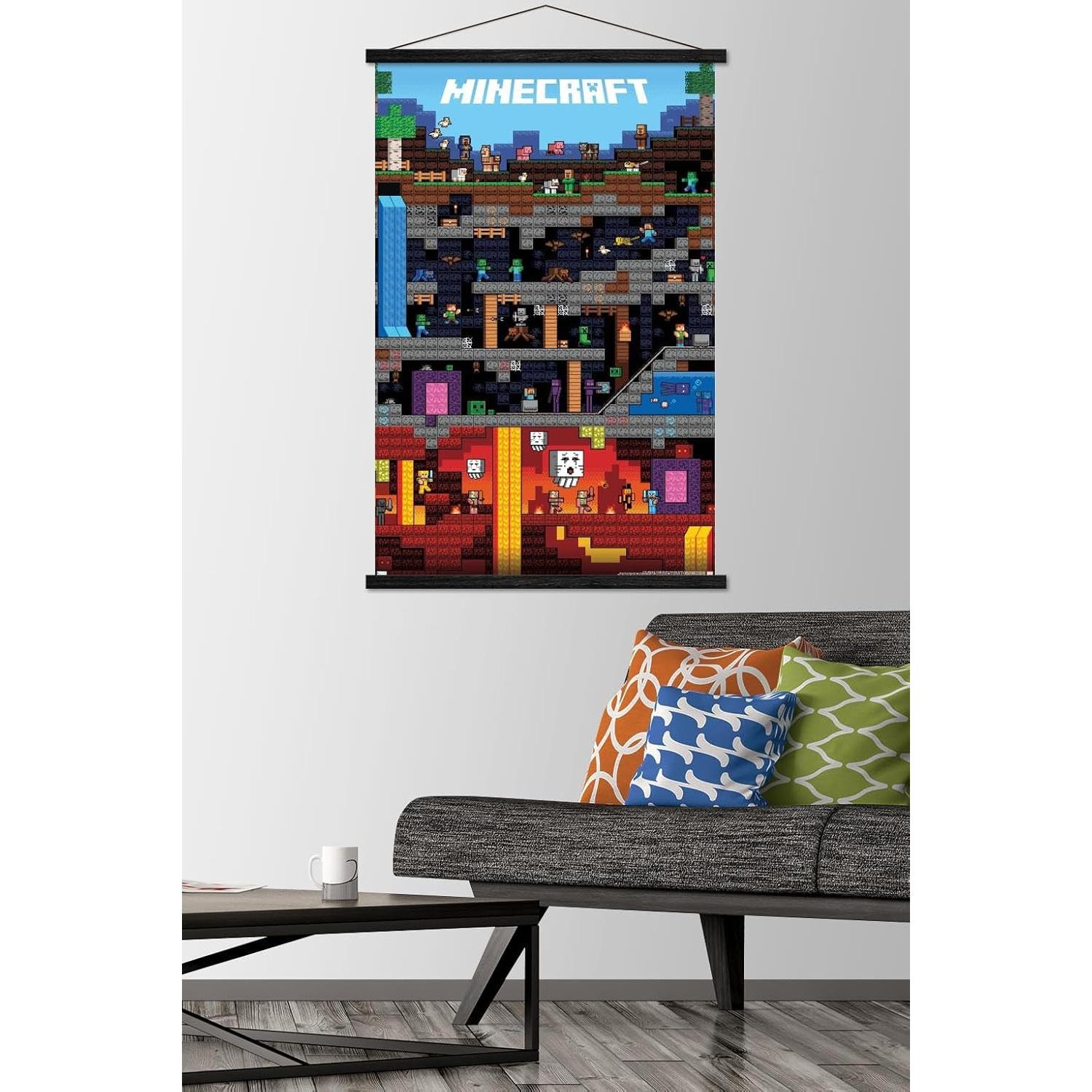 Póster de Pared Minecraft Trends International 86.4x56.5cm