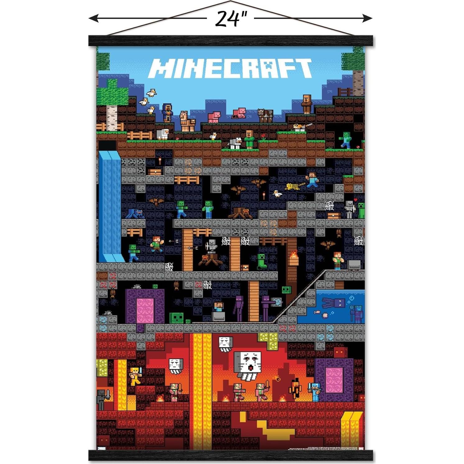 Póster de Pared Minecraft Trends International 86.4x56.5cm