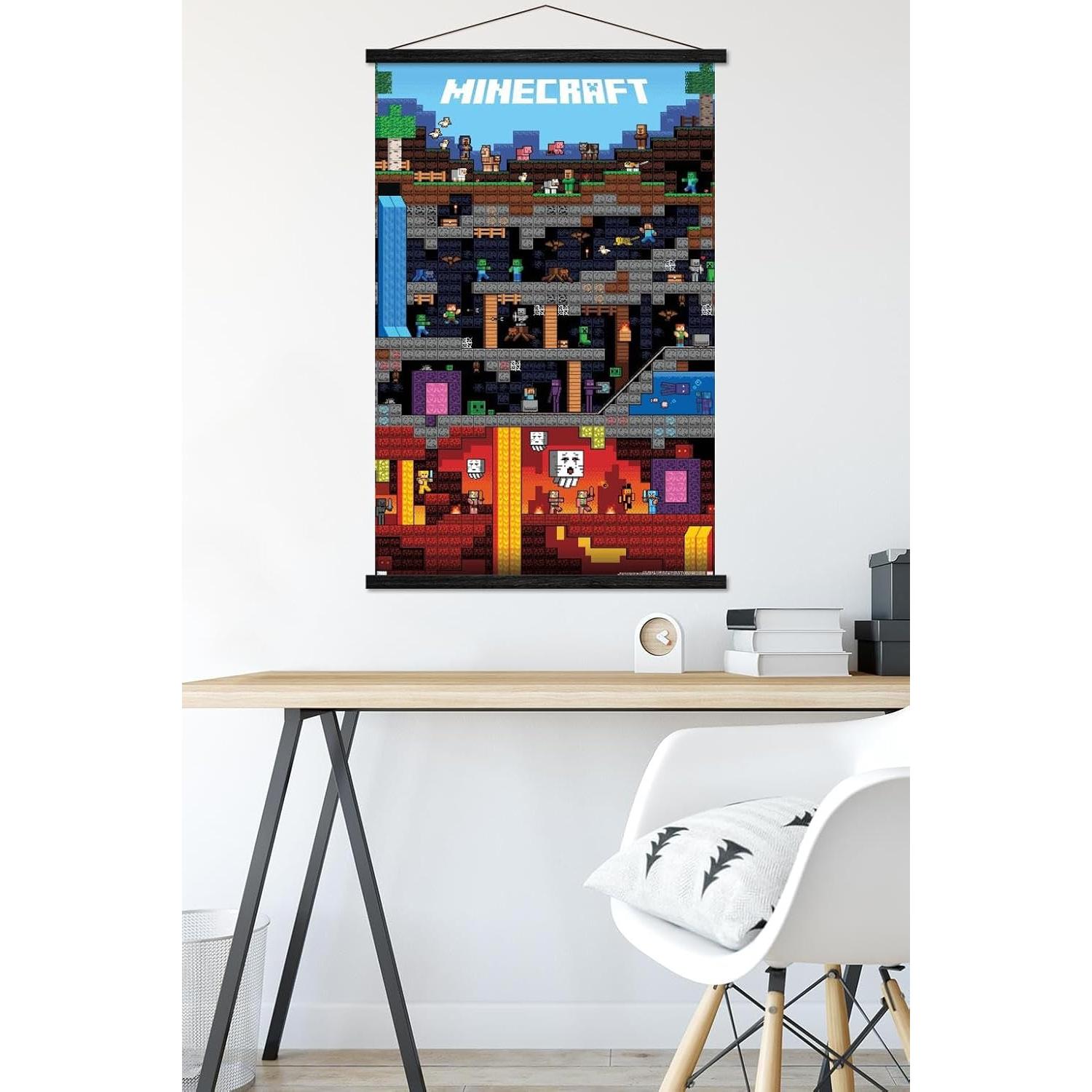Póster de Pared Minecraft Trends International 86.4x56.5cm