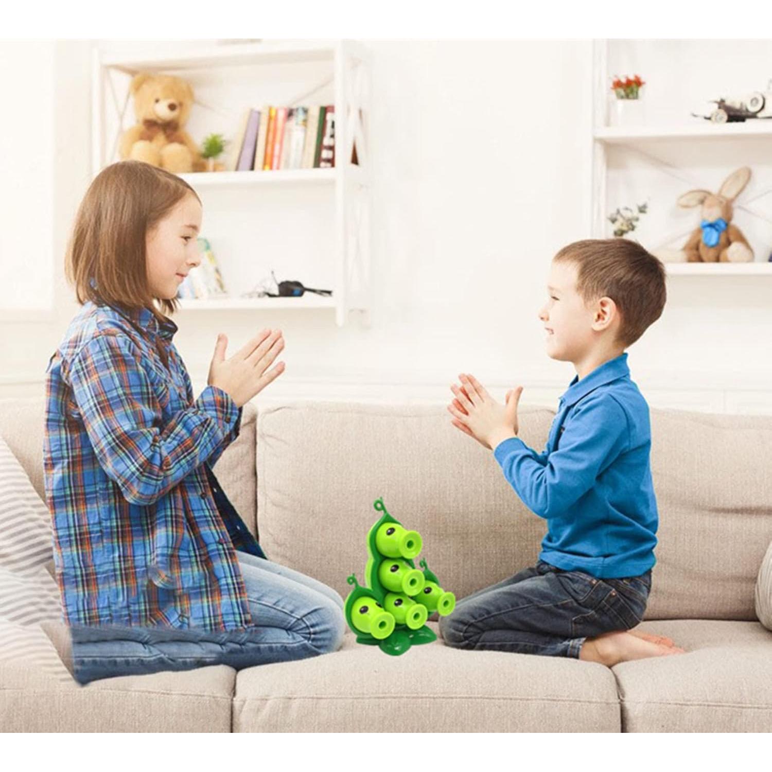 Figura de Acción PVZ JHESAO Guisante + 5 Lanzadores 12x15x7 cm