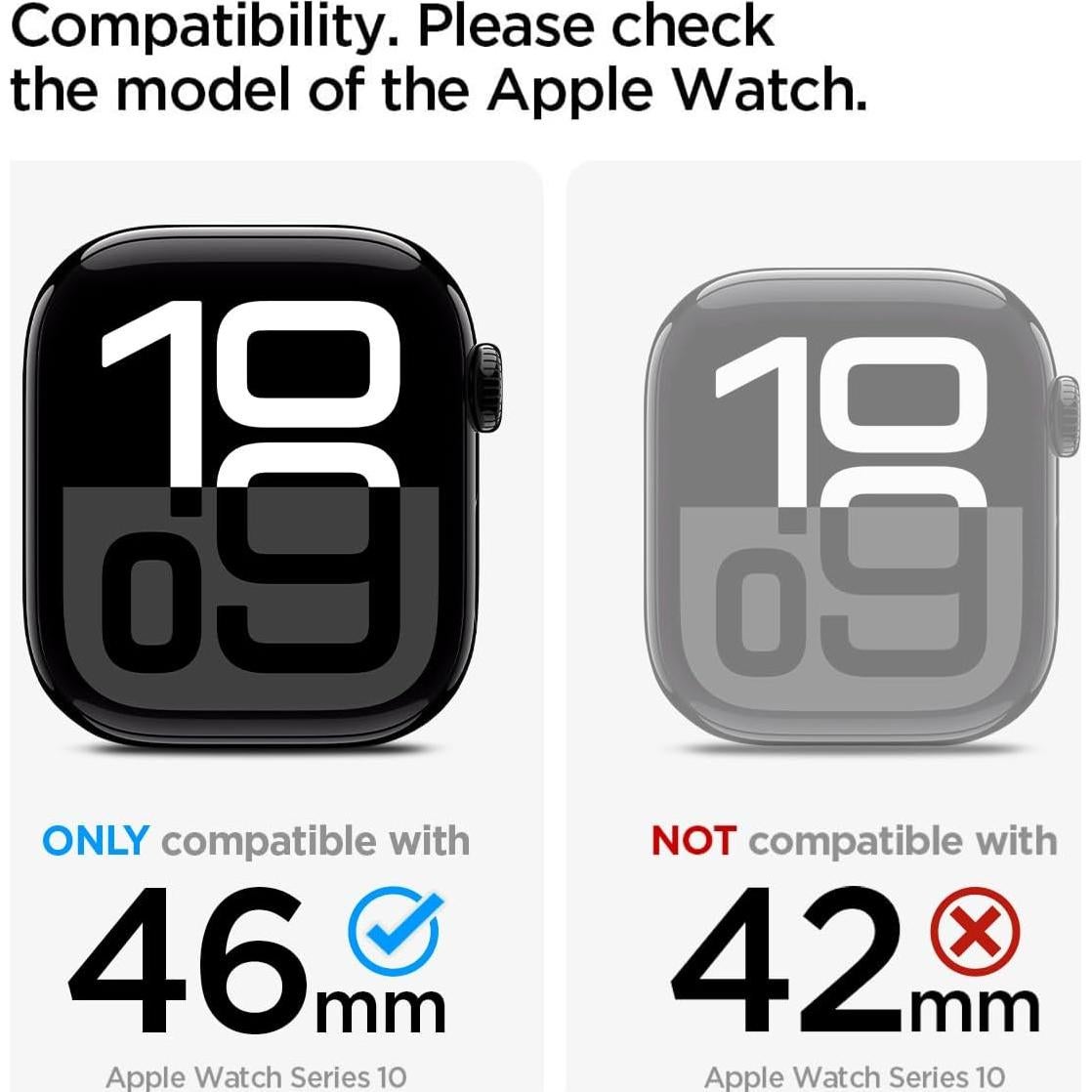 Correa Deportiva Spigen para Apple Watch 10 46mm - Gris