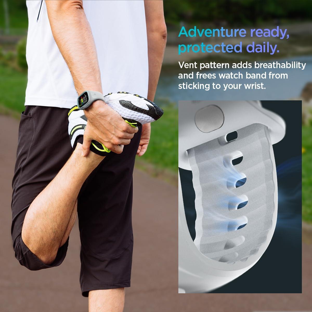 Correa Deportiva Spigen para Apple Watch 10 46mm - Gris