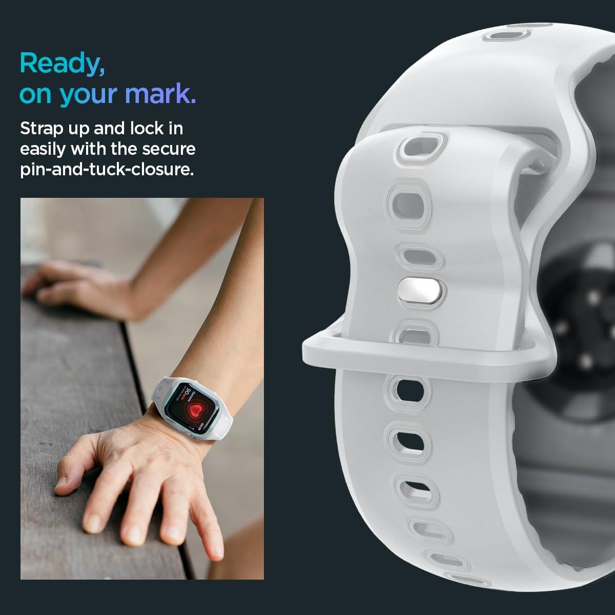 Correa Deportiva Spigen para Apple Watch 10 46mm - Gris