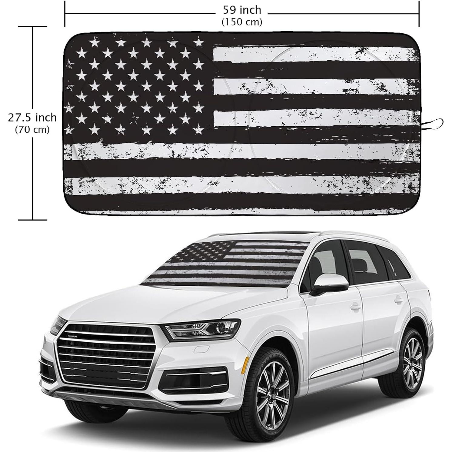 Sombra de Sol Plegable Gayruaicjz para Parabrisas 150x70 cm