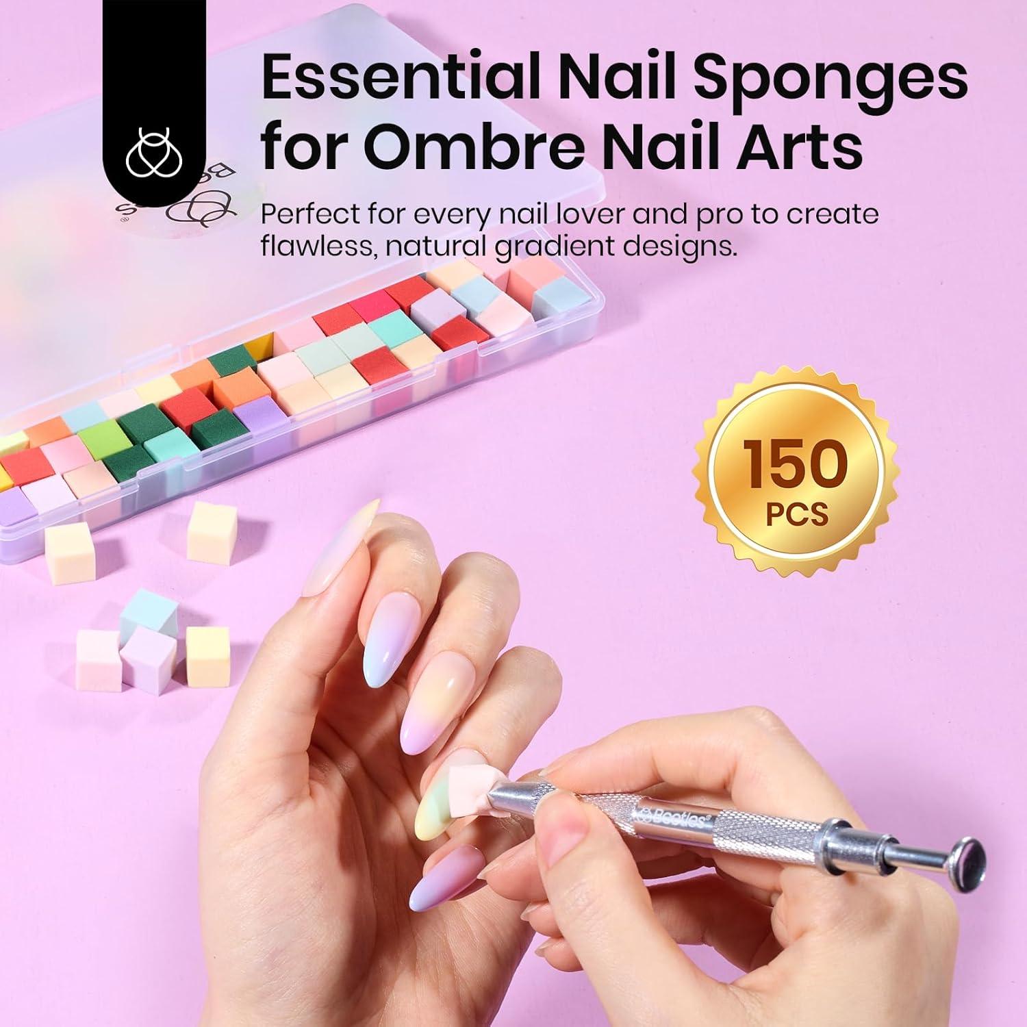 Esponjas de Uñas Ombre 150 Pcs Gelab Cosmetics