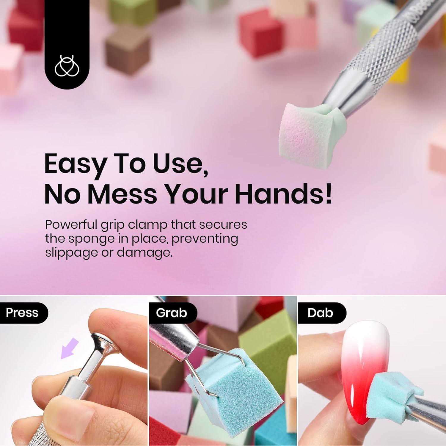 Esponjas de Uñas Ombre 150 Pcs Gelab Cosmetics