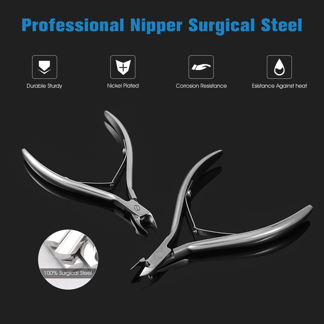 Cortador de Cutículas FERYES Acero Inoxidable 6mm Plata