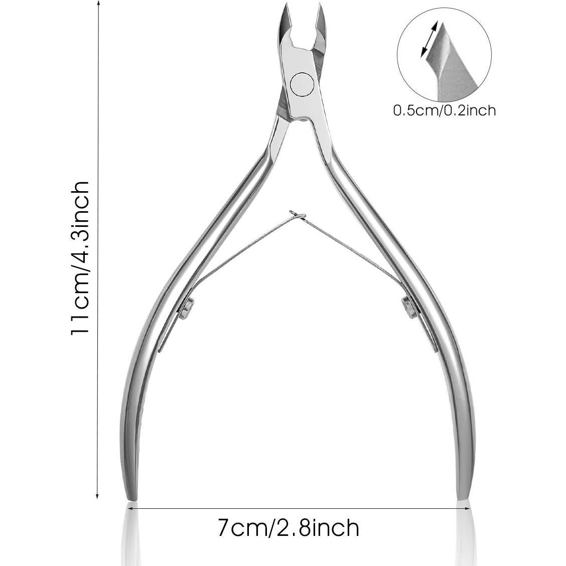 Cortador de Cutículas FERYES Acero Inoxidable 6mm Plata