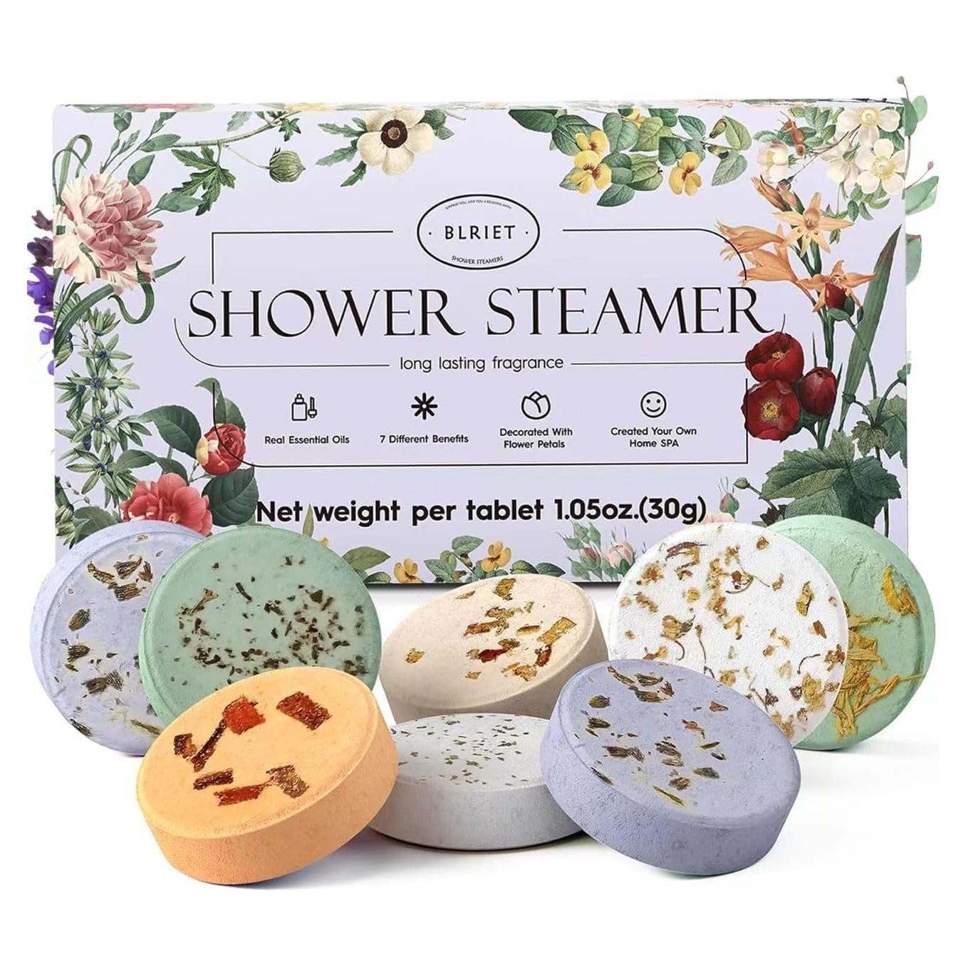 Bolsitas de Vapor de Ducha Aromaterapia BLRIET 8 Piezas