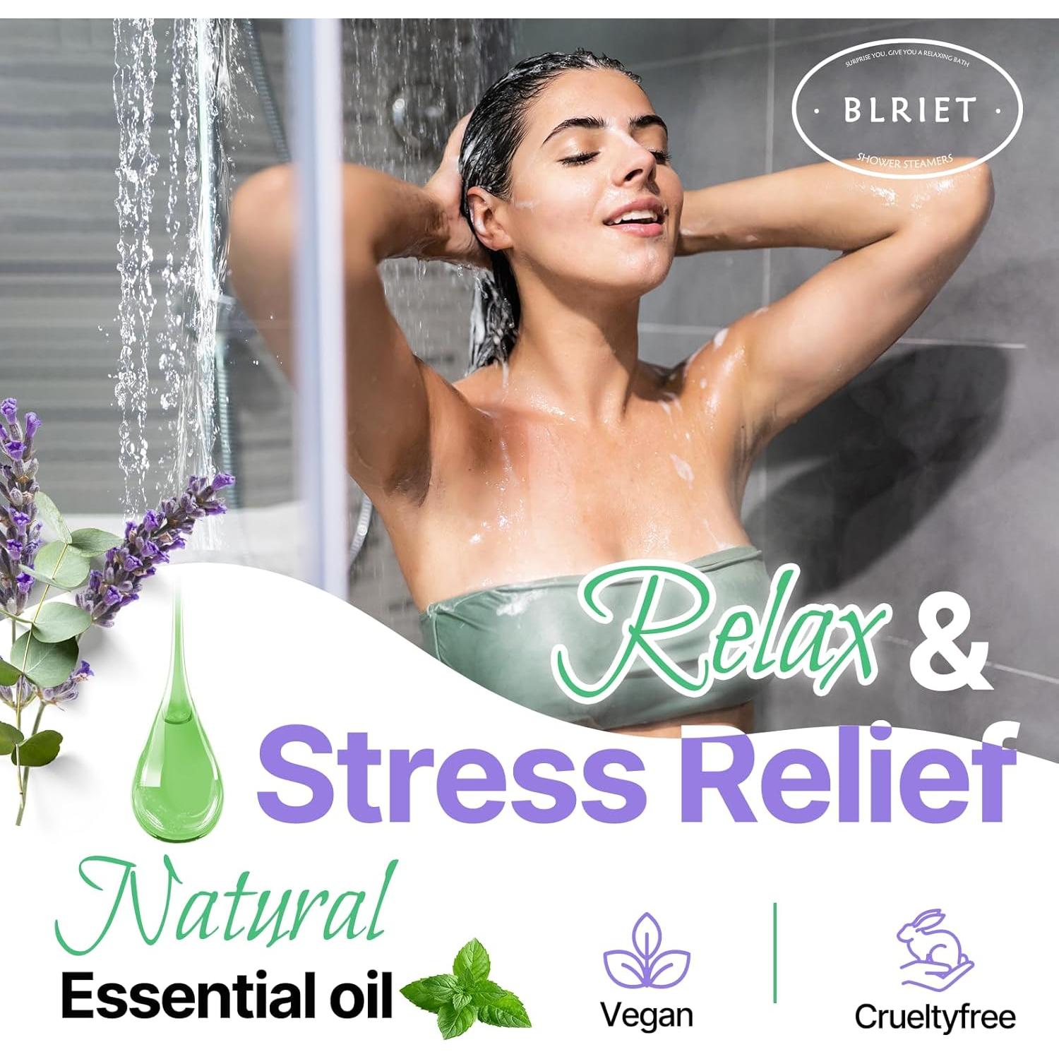 Bolsitas de Vapor de Ducha Aromaterapia BLRIET 8 Piezas