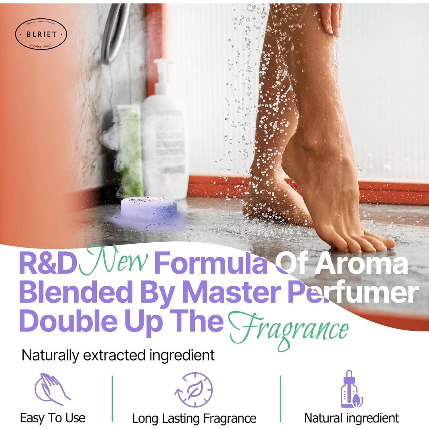 Bolsitas de Vapor de Ducha Aromaterapia BLRIET 8 Piezas