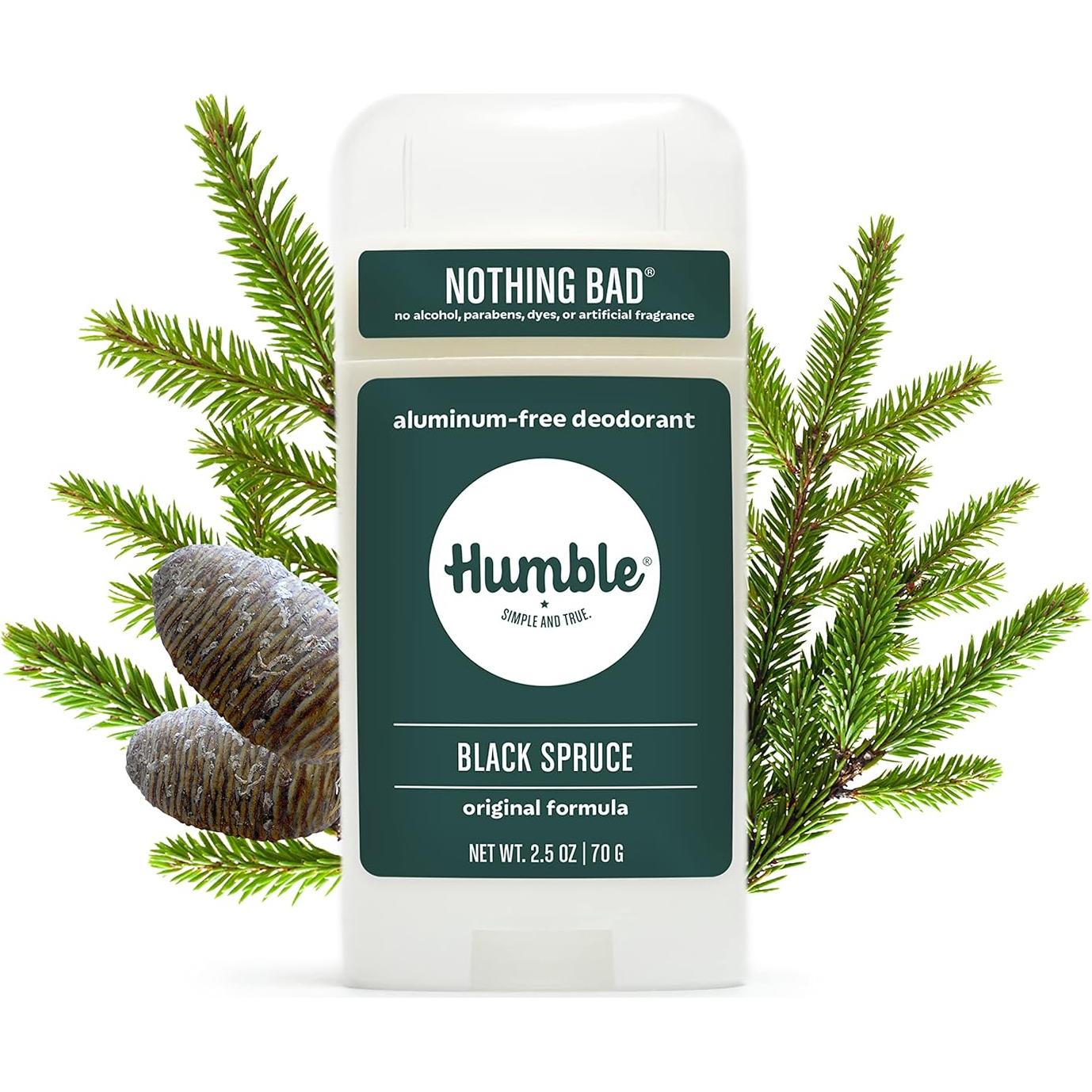 Desodorante Sin Aluminio Humble Brands Abeto Negro 178g