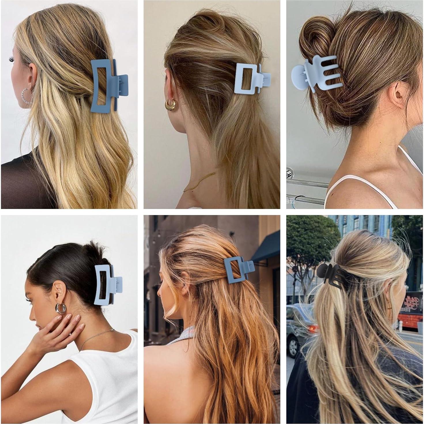 Clips de Garra para el Cabello SMKSL - 12 Pcs en 3 Tamaños