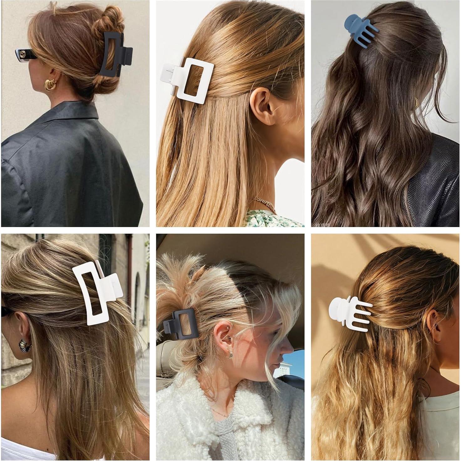 Clips de Garra para el Cabello SMKSL - 12 Pcs en 3 Tamaños